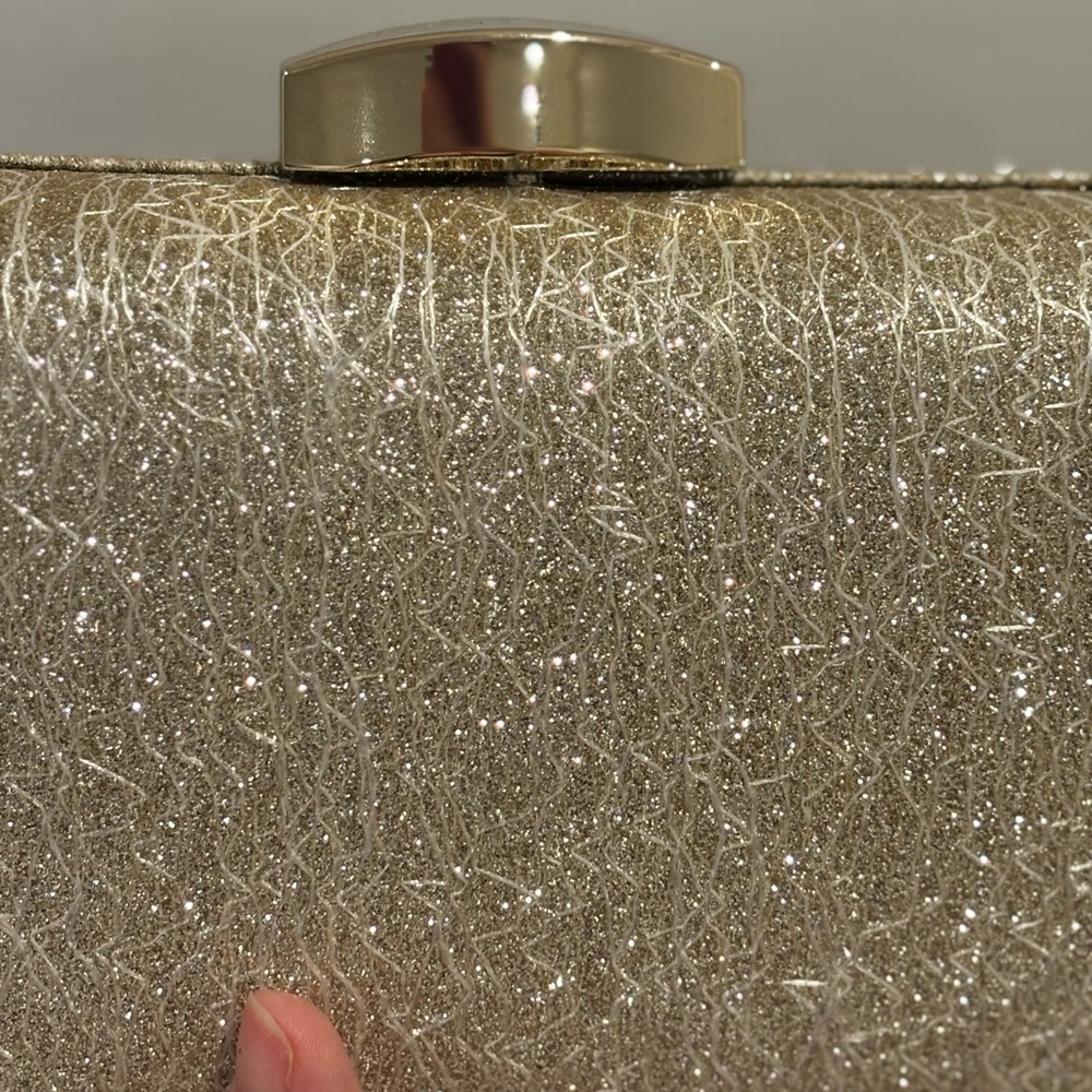 Nordstrom Gold Clutch - Picture 2 of 5